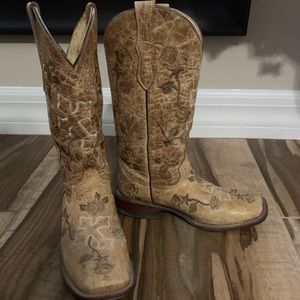 COPY - Ferrini square toe boot size 7